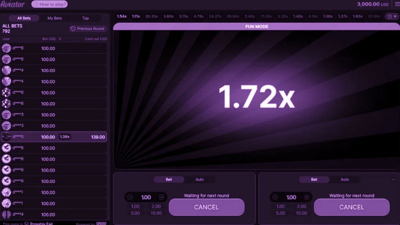 Distribucion de multiplicadores Aviator - tabla probabilidades