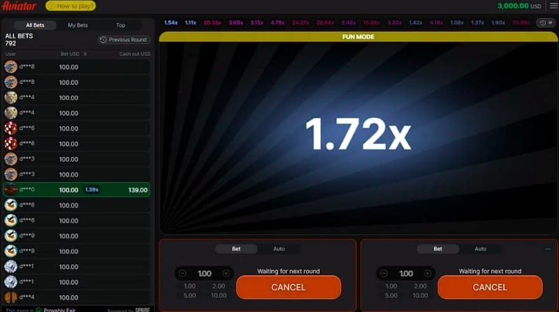 Spinorhino versión móvil – Crash games en pantalla táctil: Aviator, JetX y los demás